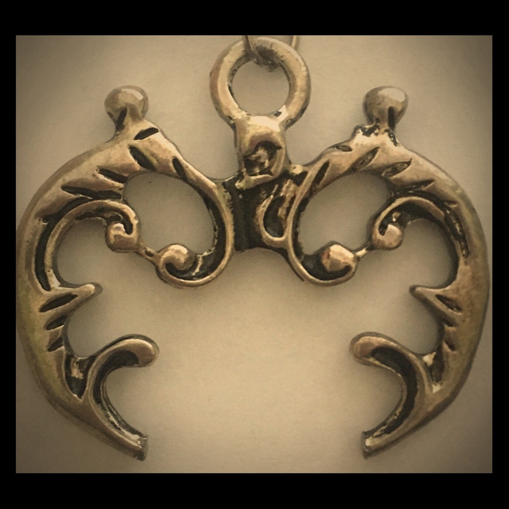 Winged Silver Necklace